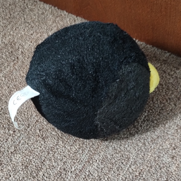 Angry Birds Plush Black Bird Crow Around Toy Stuffed Animal 5" NO SOUND 2010 - Picture 13 of 13